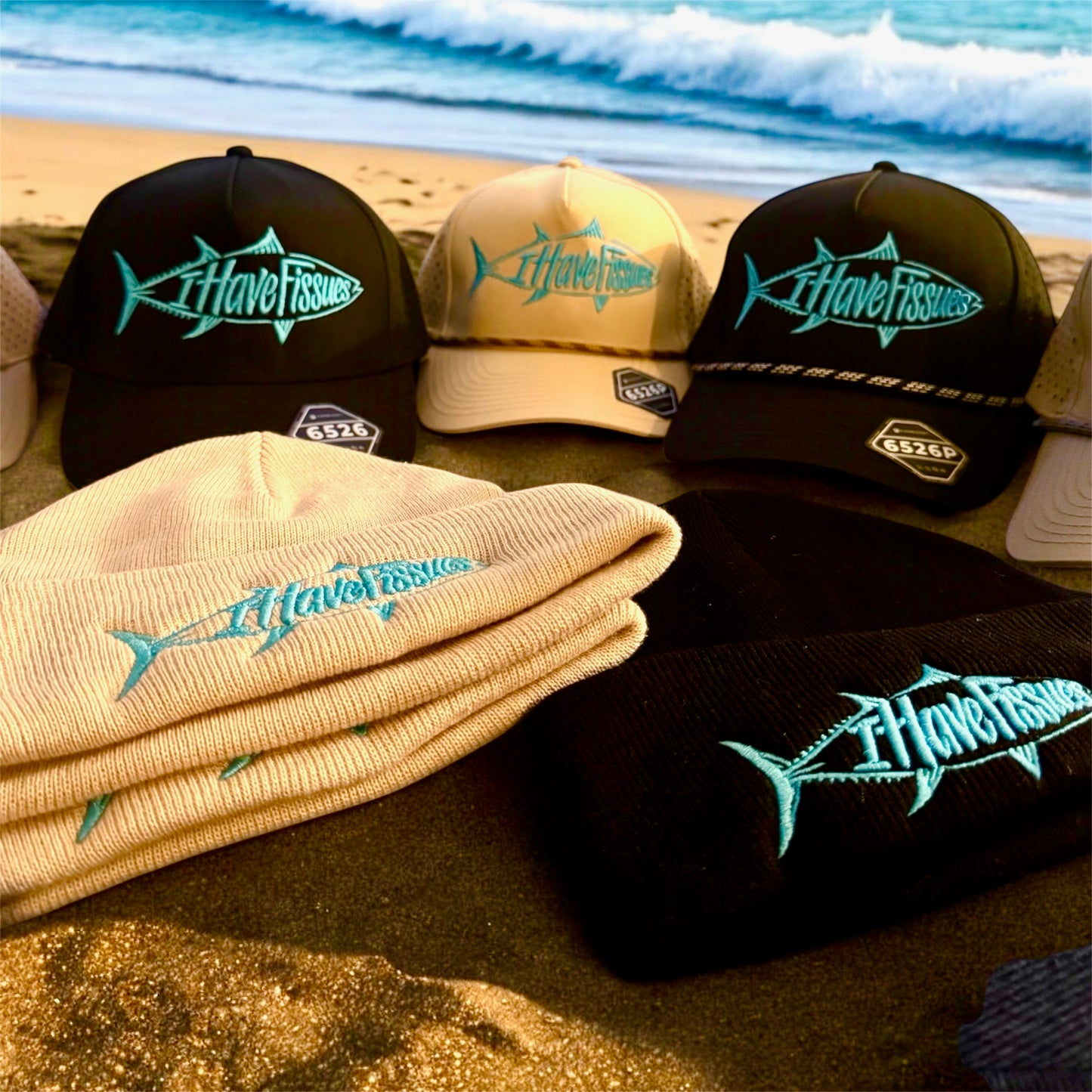 Water repellent 5 Panel Laser Performance Hat (Black)