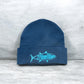 100% Organic Cotton Cement Blue Beanie