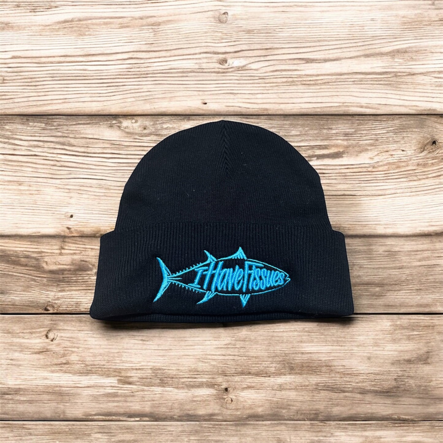 100% Organic Cotton Black Beanie